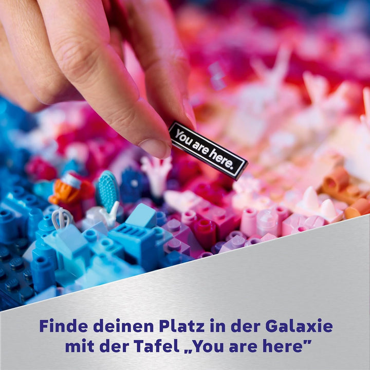 LEGO Art Die Milchstrassen-Galaxie, Wanddeko, Geschenk für Weltraum- und Astronomie-Fans, Bauset für