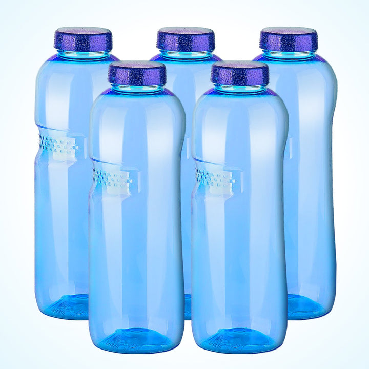 IMHA Trinkflaschen BPA-frei Tritan Wasserflasche 1 Liter / 0,75 Liter / 0,5 Liter (5 x 1 l) 1000 ml,