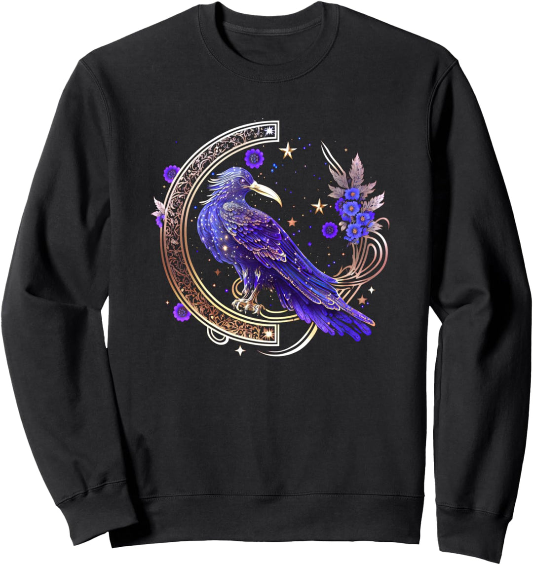 Mystische Krähe, Rabenvögel, nordisch, keltisch, Wicca, Morrigan Sweatshirt