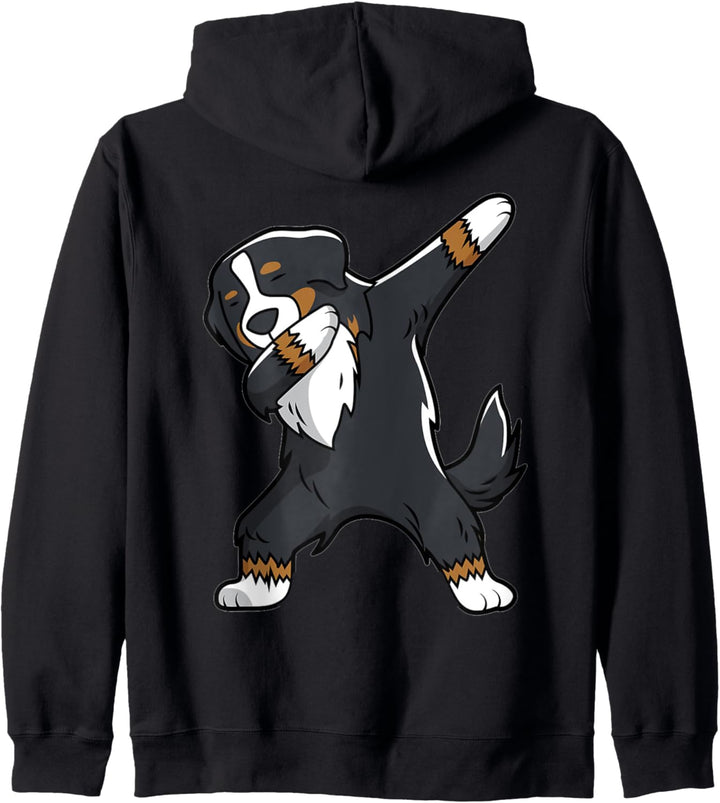 Dabbing Bernese Mountain Dog Kapuzenjacke