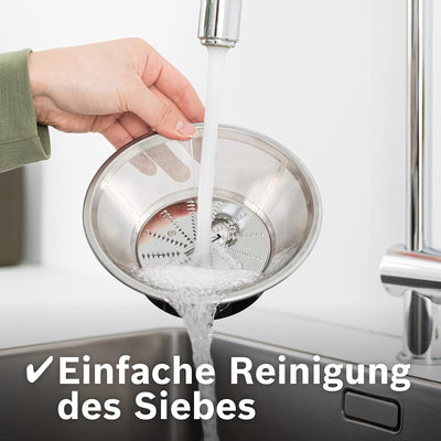 Bosch Entsafter VitaJuice 3 MES3500, elektrische Saftpresse für Obst und Gemüse, grosser Einfüllscha