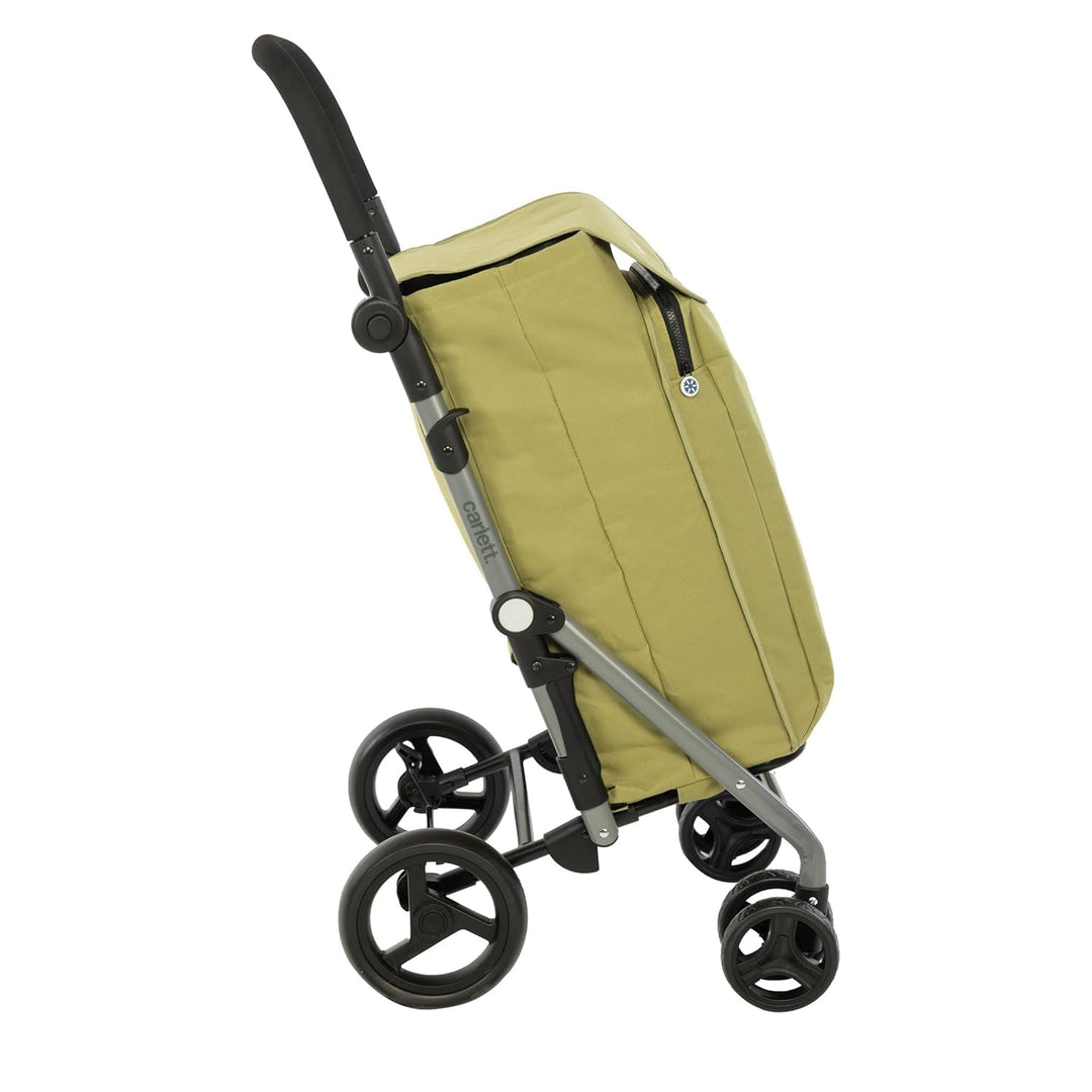 Carlett - Lite Family Lett470 |Warenkorb | Zusammenklappbarer Einkaufswagen | 4 Räder | Verstellbare