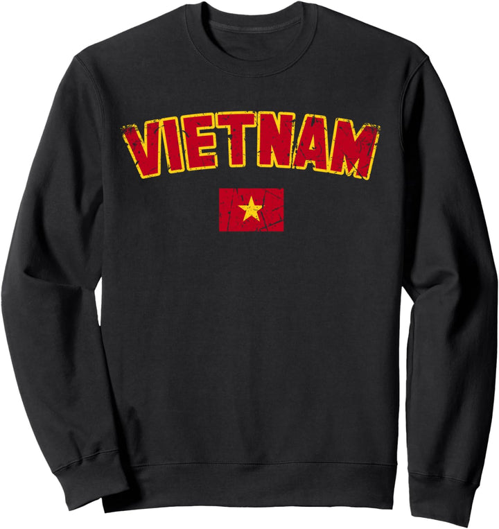 VIETNAM Flagge | Damen Herren Kinder VIETNAM Sweatshirt