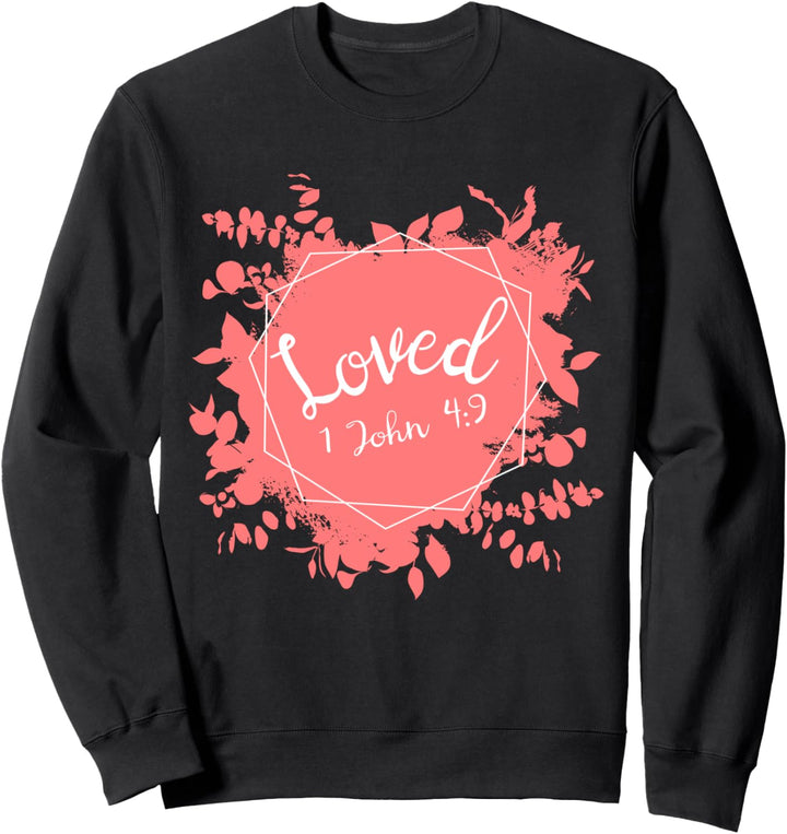 Christliches Bibelvers-Zitat für Männer und Frauen. Sweatshirt