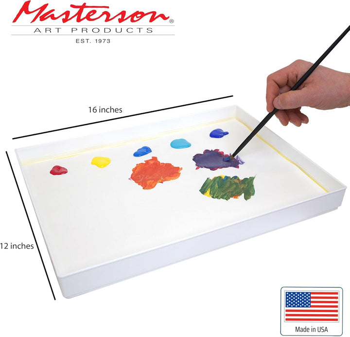 Masterson Sta-Wet Premium-Palette, luftdicht, Standard, Weiss 1 stück (1er Pack), 1 stück (1er Pack)