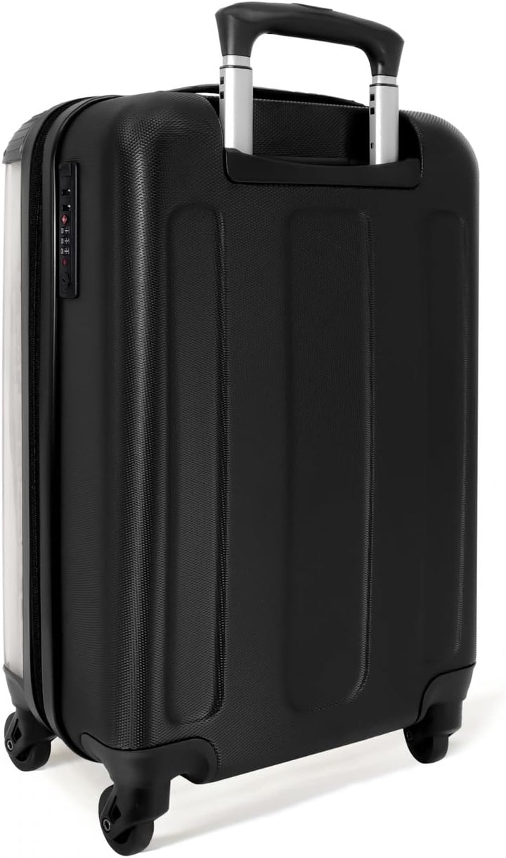 NoBoringSuitcases.com® Koffer Handgepäck Trolley Rollkoffer Kleine Reisekoffer - Frosch - Grün - Aqu