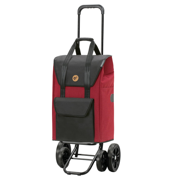 ANDERSEN Einkaufstrolley - Quattro Shopper Senta 2.0 rot, Rot