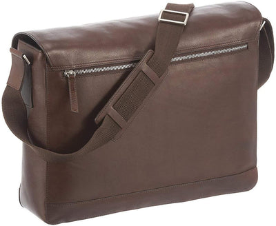 Esquire Vienna Bags Messenger mit Laptopfach 40 cm Mocca, Mocca