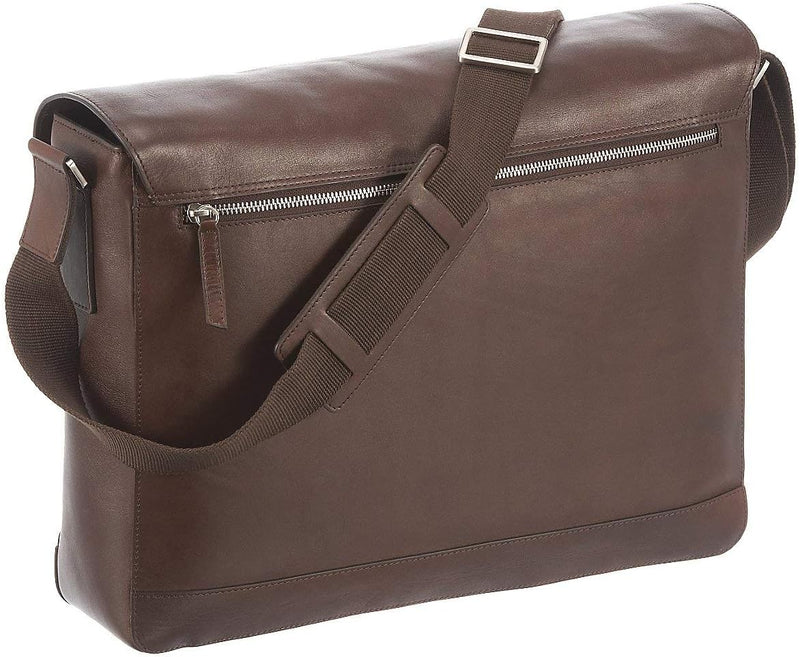 Esquire Vienna Bags Messenger mit Laptopfach 40 cm Sattel, Sattel