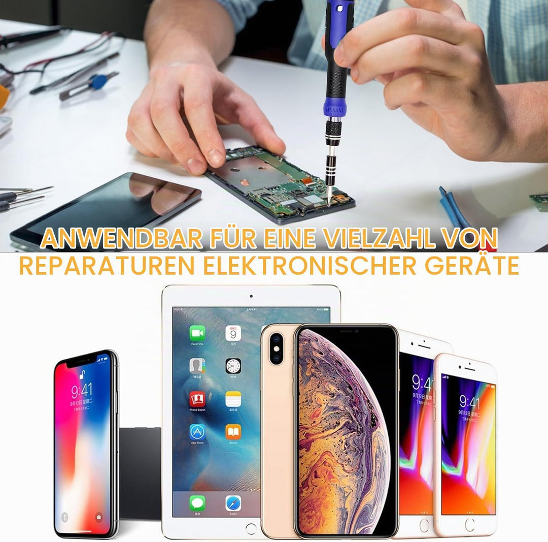142 in 1 Feinmechaniker Werkzeug Schraubendreher Set, Werkzeugset, Precision Screwdriver Set, Handy