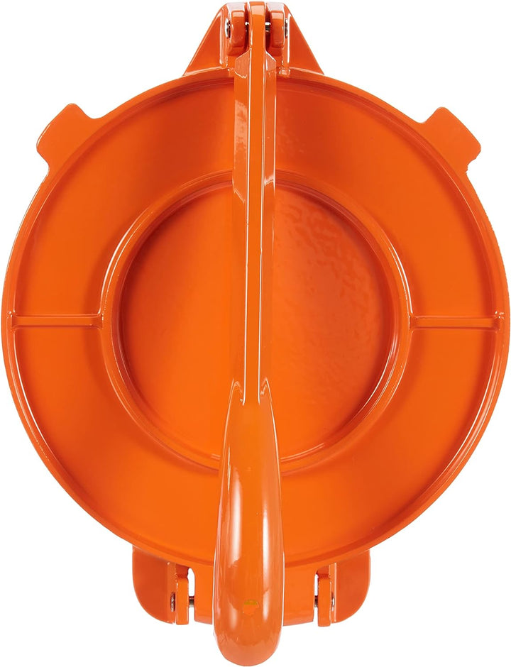 Ibili 799820 Tortillapresse 20 cm aus Aluminium, orange