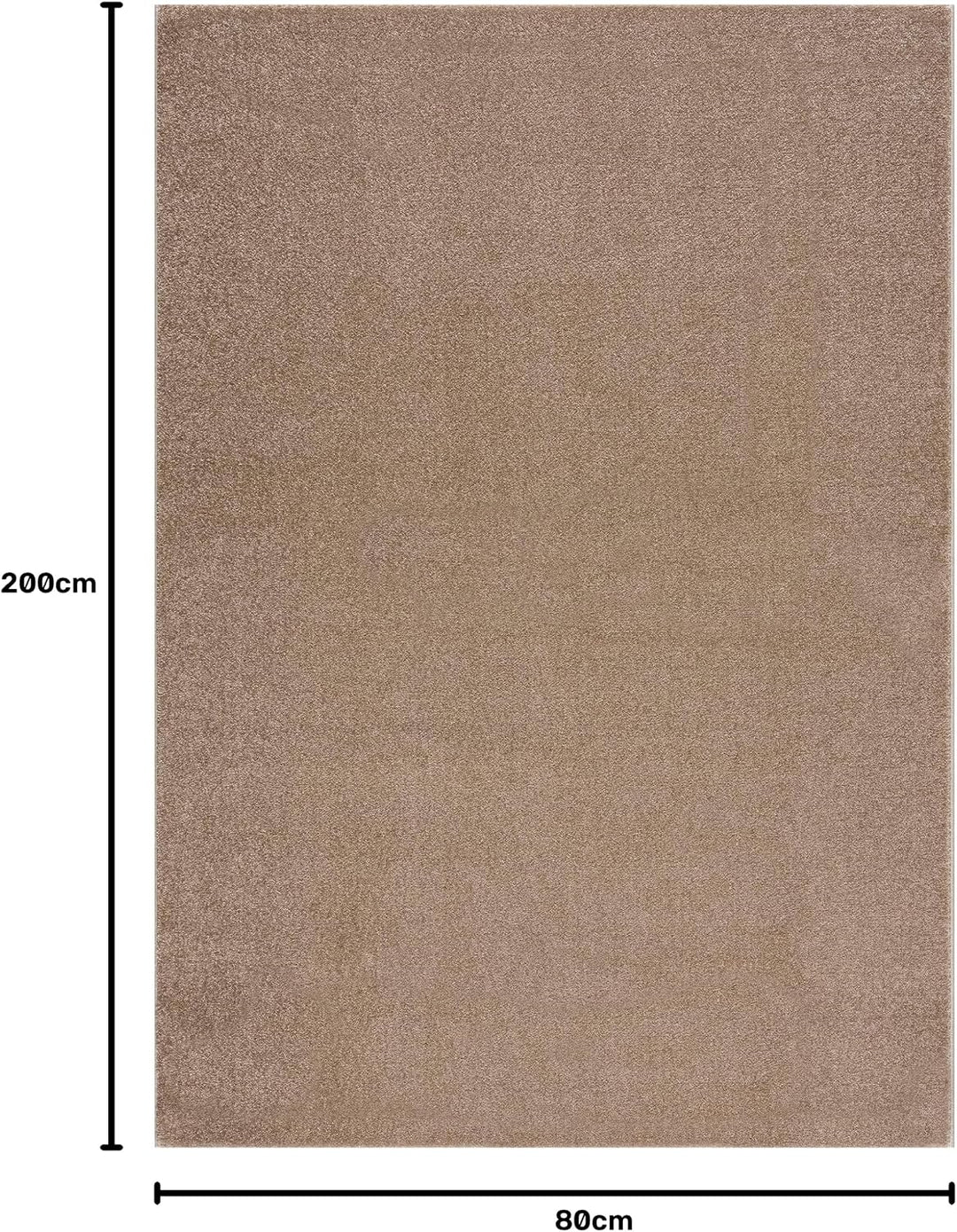 Impression Kurzflor-Wohnzimmerteppich - Schlichte Moderne Teppiche für Schlafzimmer, Büro, Flur, Küc