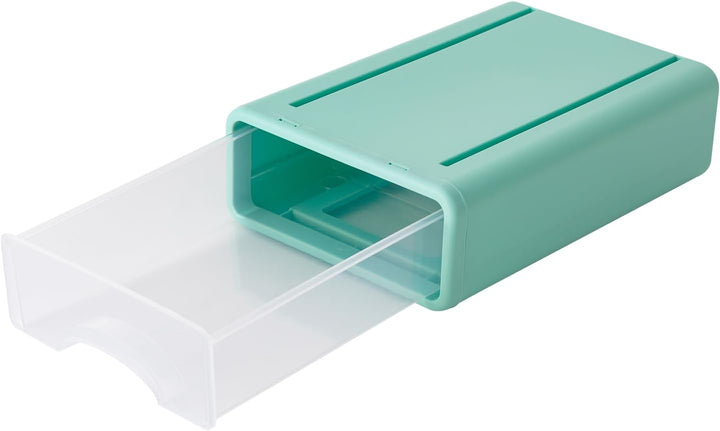 Schreibtisch Organizer 6 Fächer Geschlossenen Schubladen Stapelbar Plastik Büro Schubladenbox mit Gr