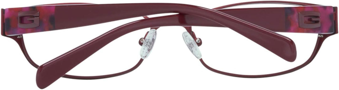 Guess GU2412 52O92 Guess Brille Gu2412 O92 52 Oval Brillengestelle 52, Rot