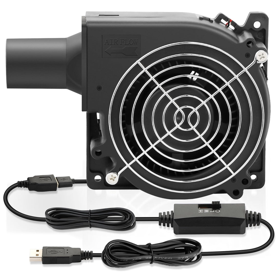 Wathai 120mm x 32mm USB Radiallüfter Gebläse Lüfter Turbinen mit Drehzahlregler für PC, Aufblasen, K