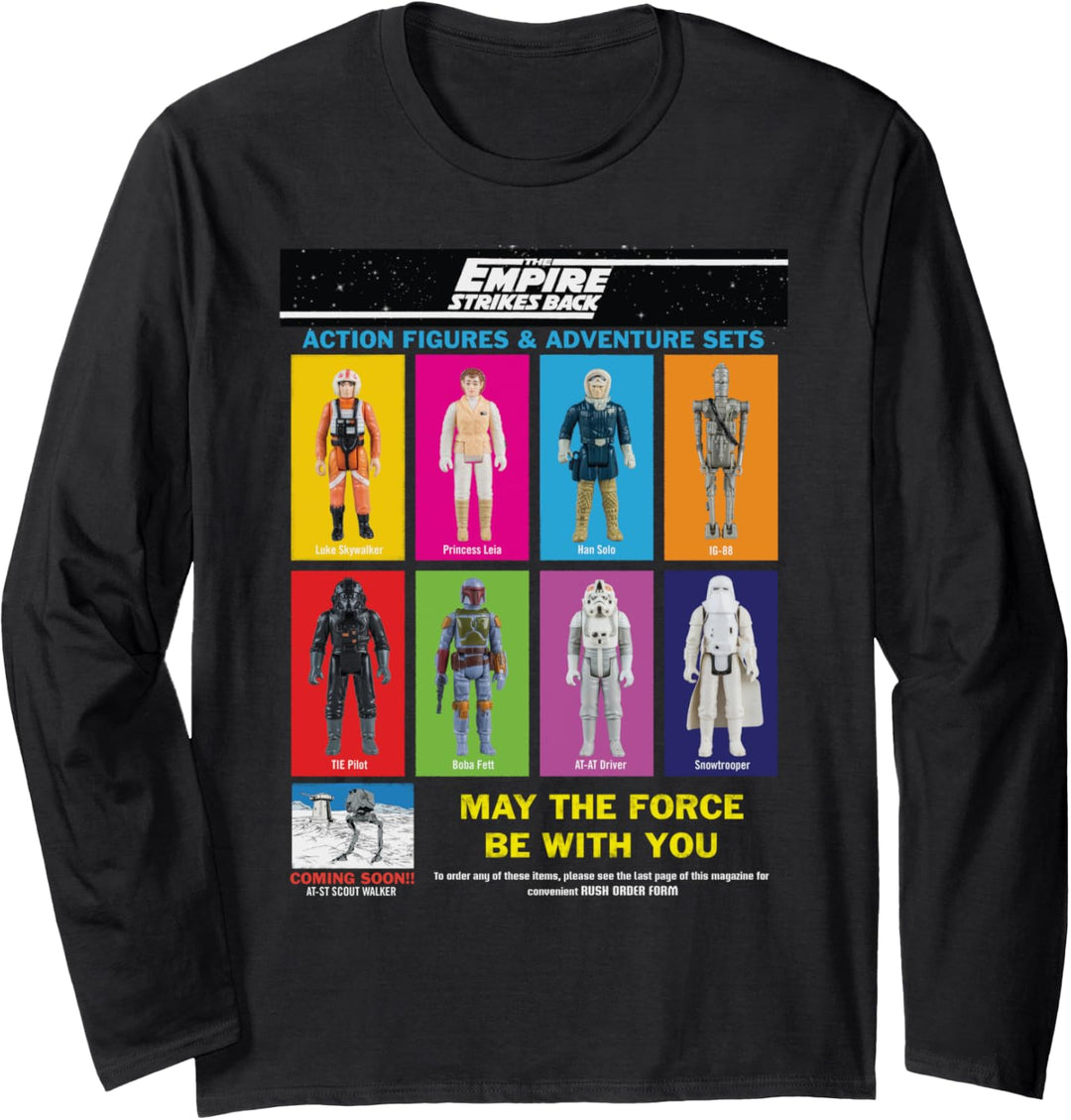 Star Wars The Empire Strikes Back Action Figures Langarmshirt