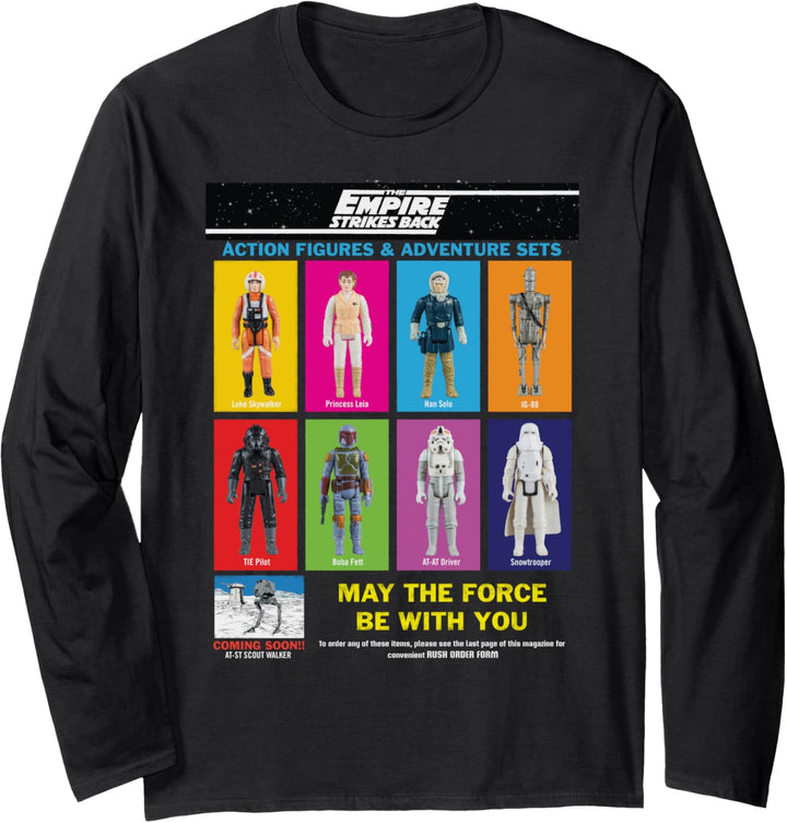 Star Wars The Empire Strikes Back Action Figures Langarmshirt