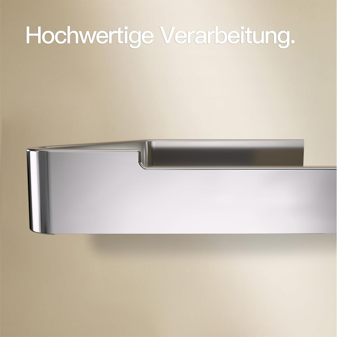 Designfabrik Hamburg Toilettenpapierhalter ohne Bohren | Klopapierhalter zum Kleben | Klorollenhalte