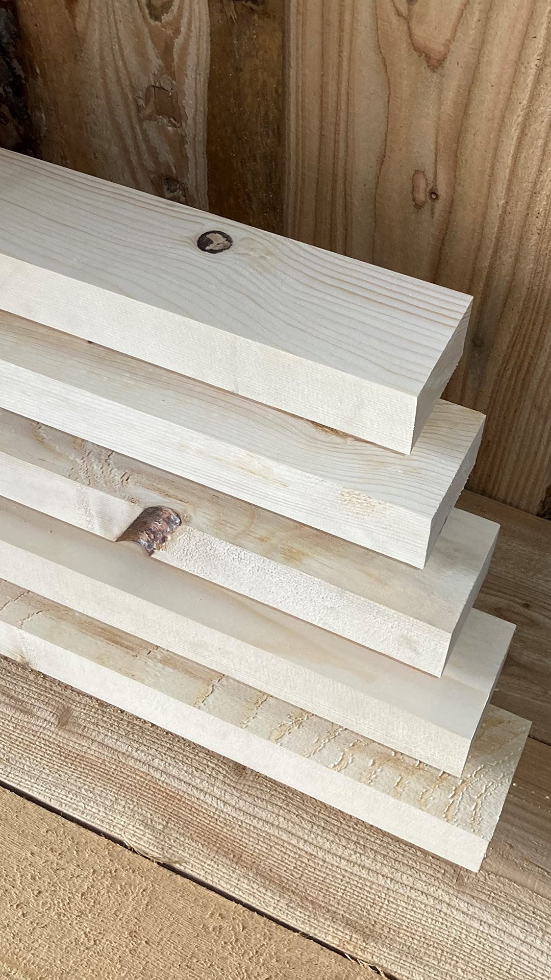 FICHTE KVH HOLZ Konstruktionsvollholz Balken Rahmen Kantholz gehobelt 45x90cm 100cm Länge (8)