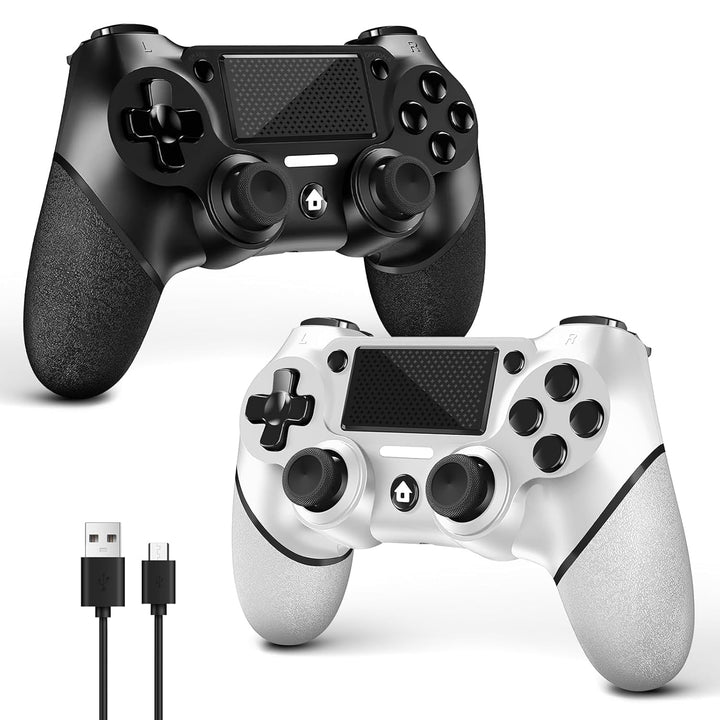 AceGamer 2 Pack Wireless Controller für PS4，Game Controller für PS4/Pro/Slim/PC，Gamepad Joystick mit