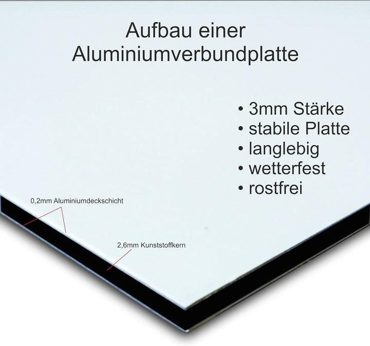 Melis Folienwerkstatt Schild - Füttern strengstens verboten - 60x40cm Bohrlöcher 3mm Aluverbund – S0