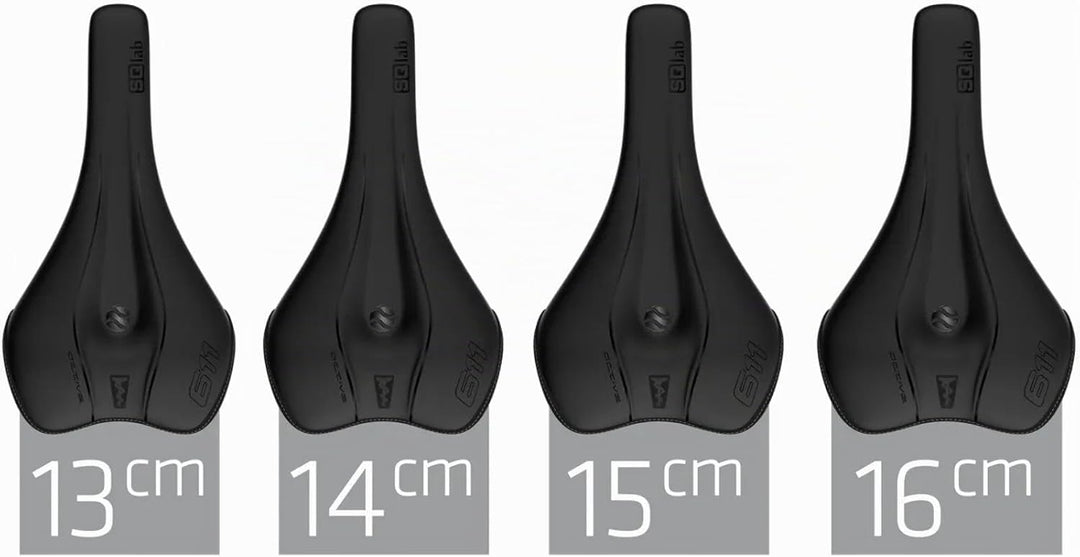 SQlab 611 Ergowave S-Tube, MTB Tech &amp; Trail Fahrradsattel 15 cm Schwarz, 15 cm Schwarz