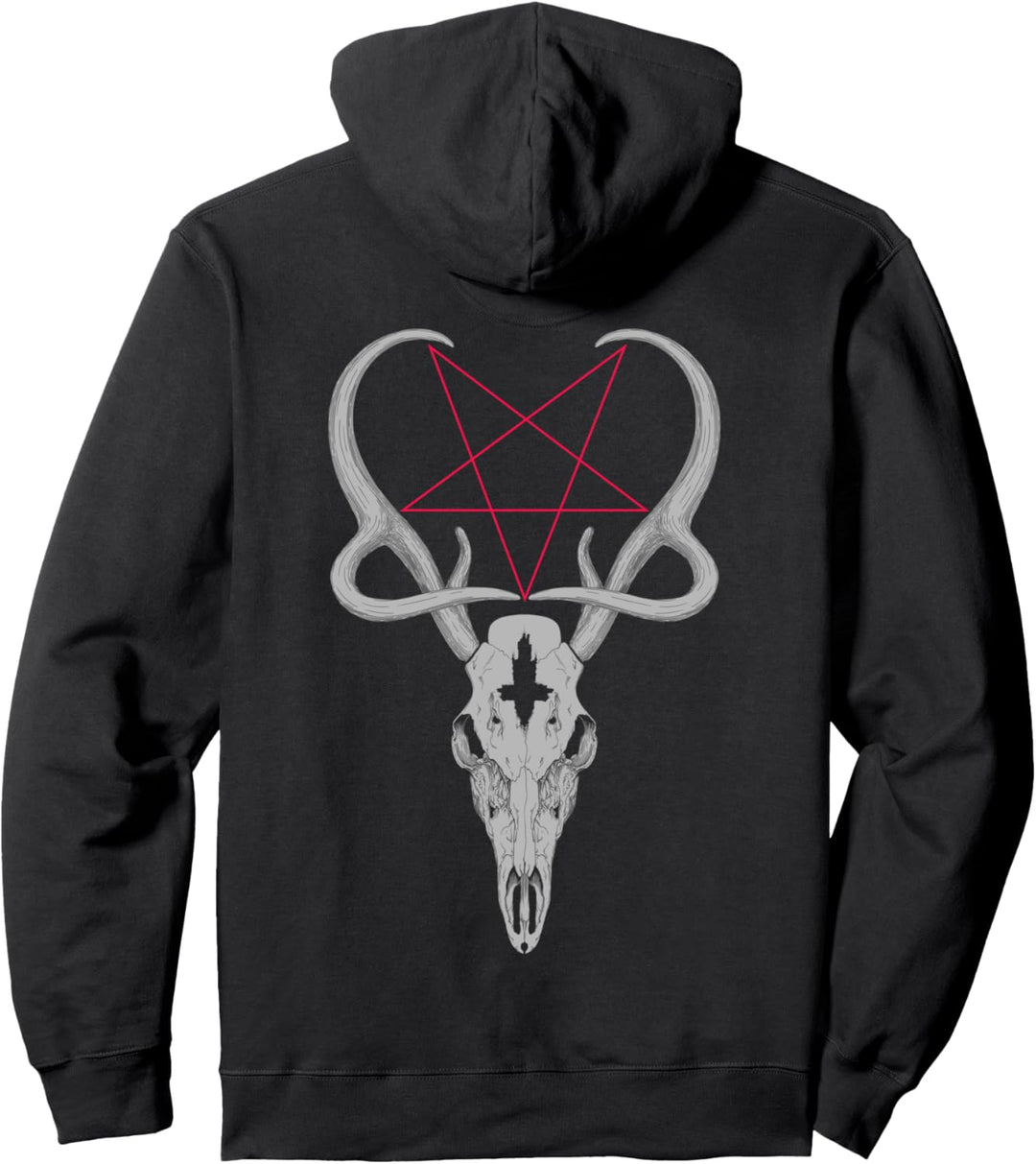 Death Metal Satanismus | Pagan Occult Goth Gothic Pentagram Pullover Hoodie