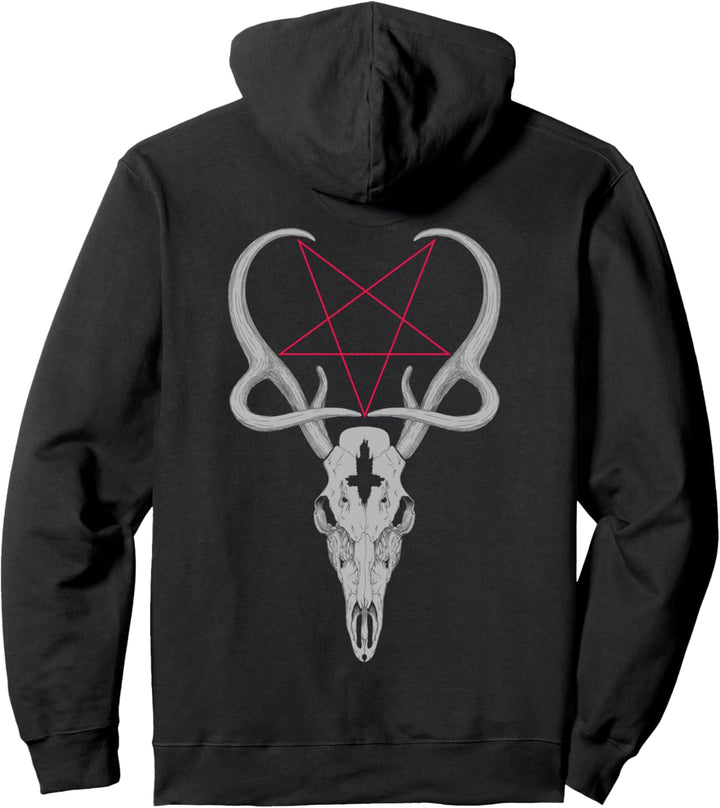 Death Metal Satanismus | Pagan Occult Goth Gothic Pentagram Pullover Hoodie
