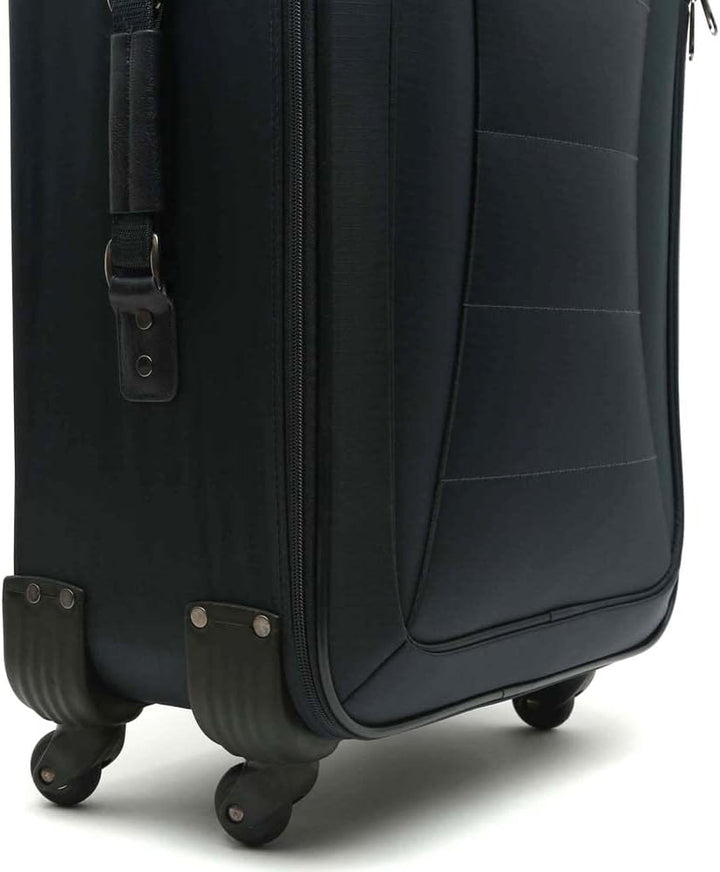 MISAKO Reisekoffer aus Stoff Gross Leslie Blau Unisex - Halbstarrer, weicher, eleganter Koffer - 77