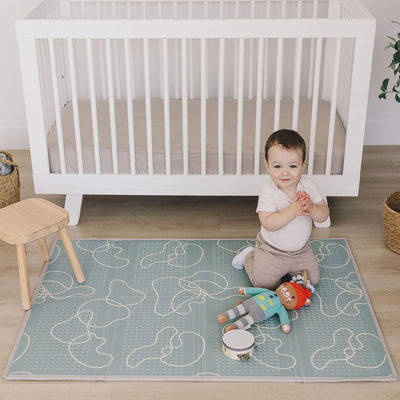 Bubba Bear Babymatte Kindermatte Baby Spielmatte 180x200x1cm, Wendefähige und ungiftige Dicke Faltba