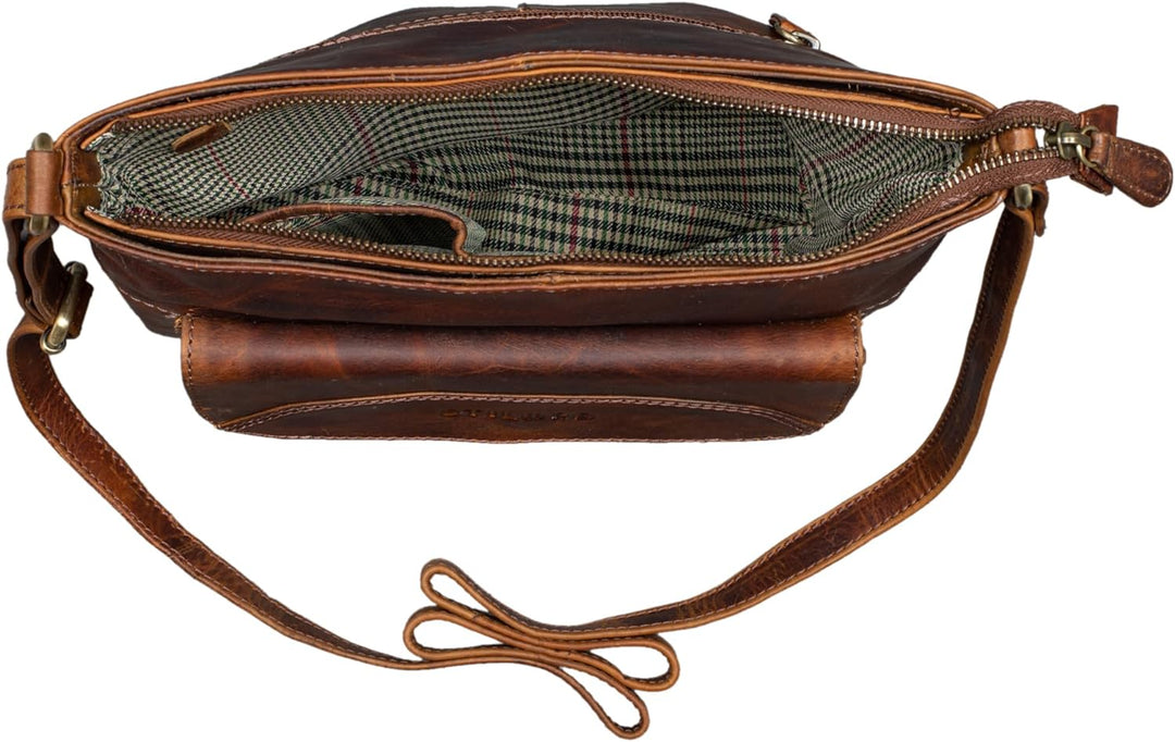 STILORD 'Tara' Kleine Handtasche Damen Crossbody Leder Elegante Umhängetasche für Frauen Ledertasche