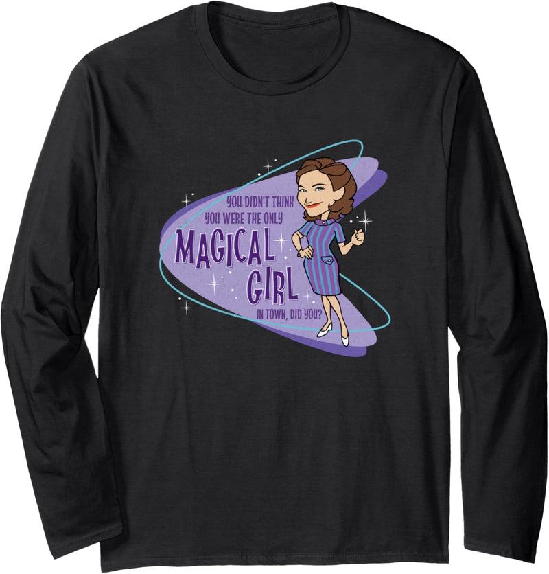 Marvel WandaVision Agatha All Along Magical Girl Song Langarmshirt