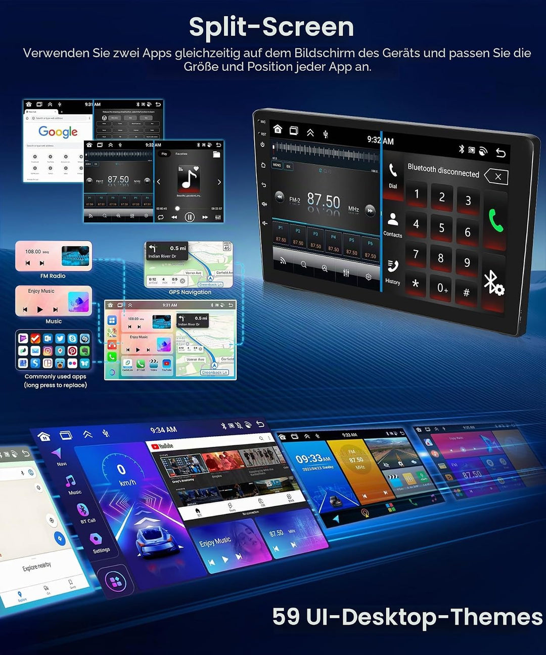 6G+128G 8 Core Wireless Carplay Android Autoradio 2 Din für VW Magotan/CC Passat B7/B6 2010-2015 10
