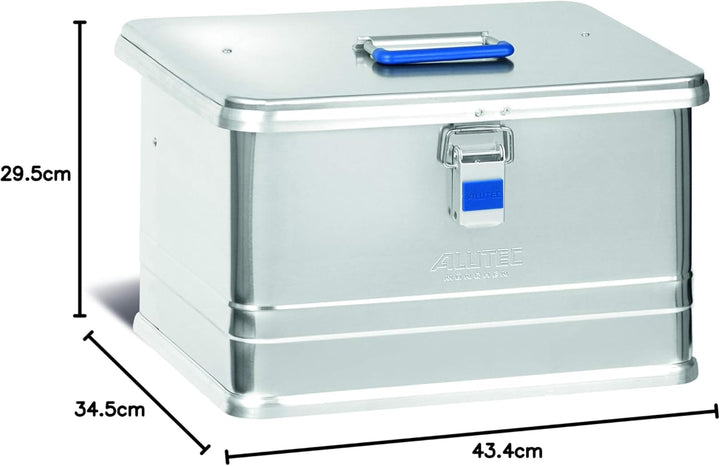 ALUTEC Aluminiumbox COMFORT 30 (Inhalt 30 l, Innenmasse (LxBxH) 400 X 300 X 248 mm, staub-/spritzwas