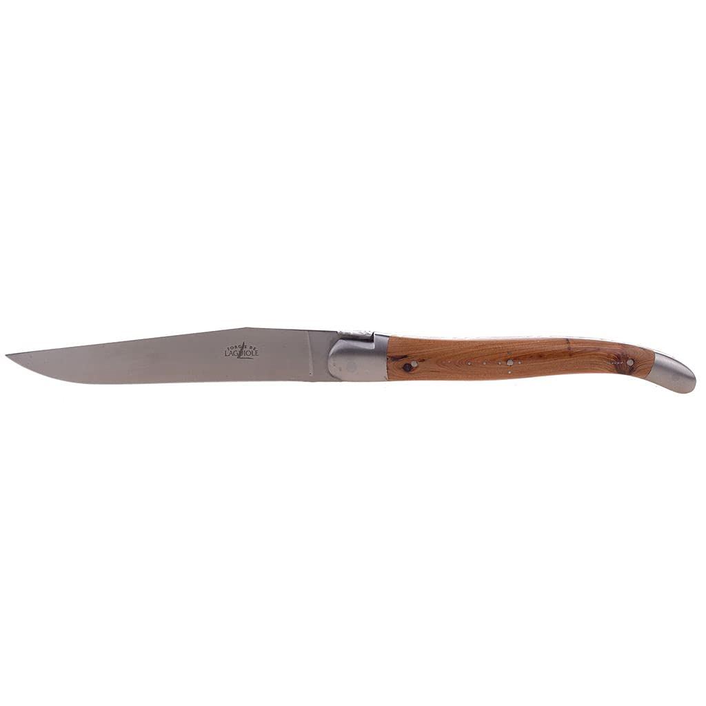 Forge de Laguiole Steakmesser, Wacholder, rostfrei