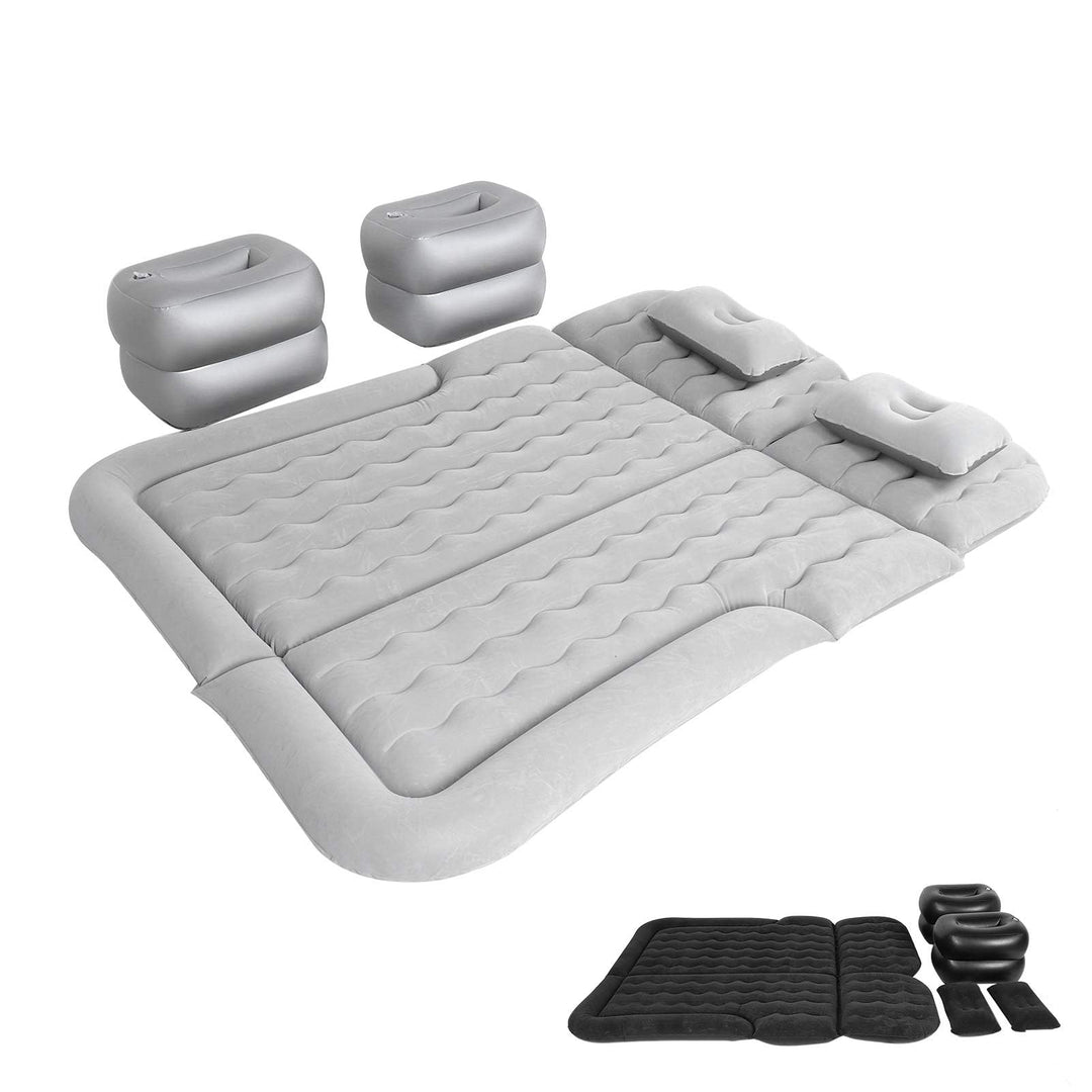 Ejoyous Auto SUV Luftmatratze, Aufblasbare Matratze Tragbare Bewegliche Dickere Luftbett mit Luftpum