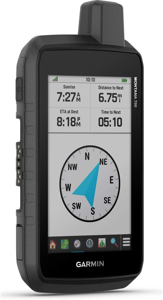 Garmin Montana 700, Robustes GPS-Handheld, Routable Mapping für Strassen und Wege, Handschuhfreundli