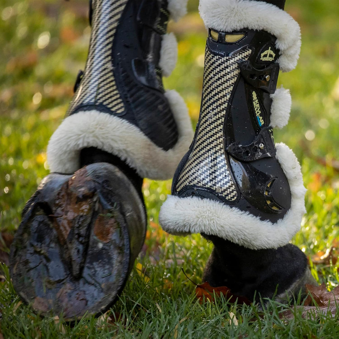 Veredus KV Gel Vento STS Front with Sheepkin Tendon Boot Large Black