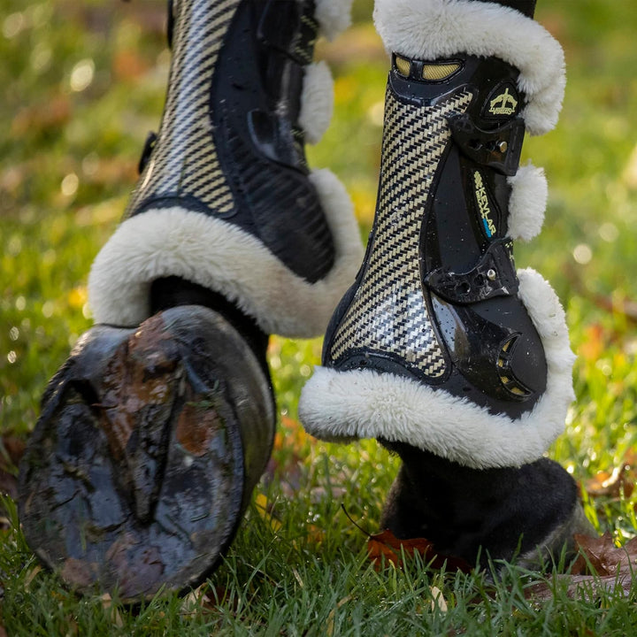 Veredus KV Gel Vento STS Front with Sheepkin Tendon Boot Large Black