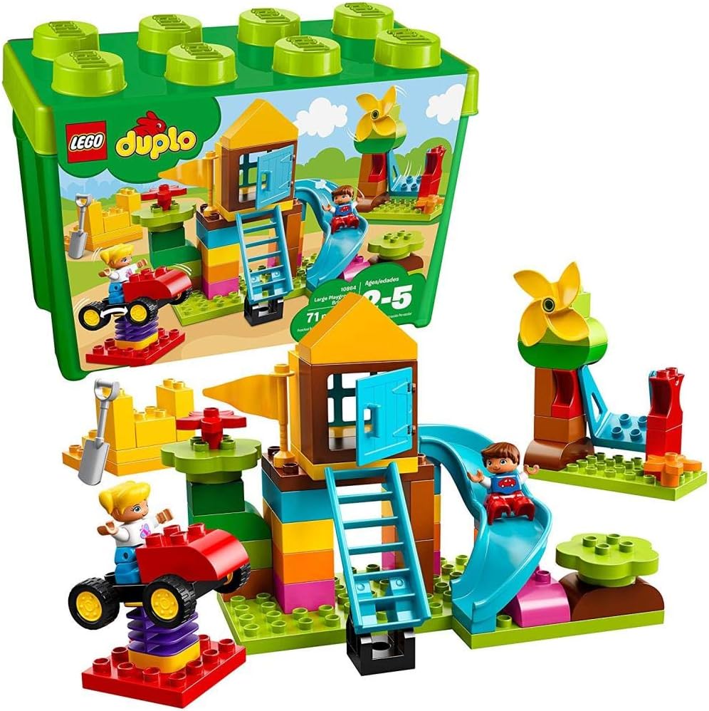 LEGO 10864 DUPLO My First Steinebox mit grossem Spielplatz Single, Single