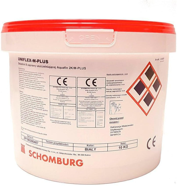 SCHOMBURG Aquafin 2K/M-PLUS Flexible Dichtungsschlämme Abdichtung 35 KG Grau A+B