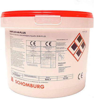 SCHOMBURG Aquafin 2K/M-PLUS Flexible Dichtungsschlämme Abdichtung 35 KG Grau A+B