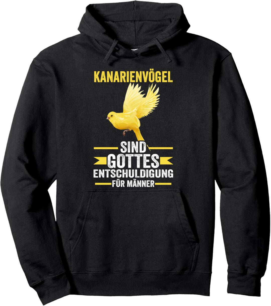 Vogel Lustige Sprüche Kanarienvogel Pullover Hoodie