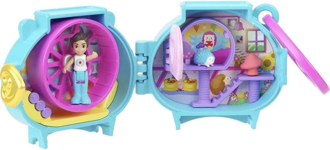 Polly Pocket Kuscheltiere Kompaktes Spielset GYV99 - Hedgehog Hxx23