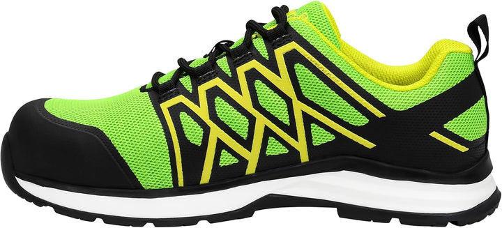 JORI Sicherheitshalbschuh Swift Green-Yellow Low ESD S1P 46 Grösse: 46, Grösse: 46