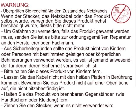 DORISILK Professioneller Haarglätter mit 260 Grad Hochtemperatur, 30 Sekunden schnelles Aufheizen de