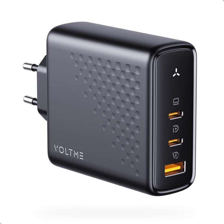 VOLTME 140W USB C Ladegerät PD3.1 & PPS Netzteil USB C, 3-Port Ladegerät GaN III Adapter Schnelllade