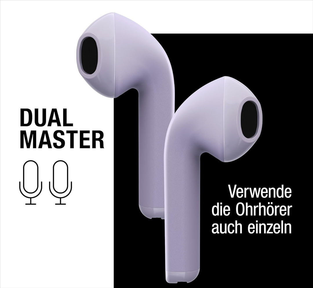 Fresh 'n Rebel Twins Core, True Wireless kabellose In-Ear Bluetooth Kopfhörer, mit Sprachassistent,