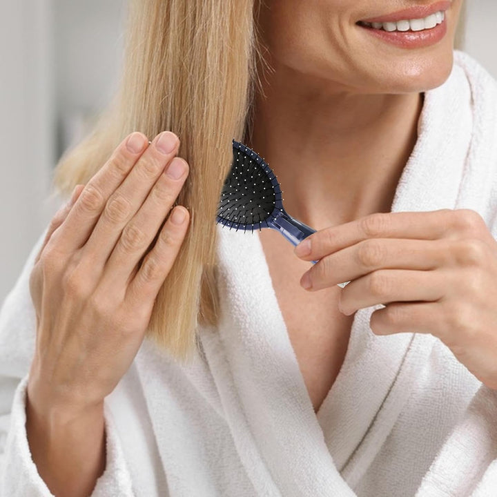 Styling-Pflegebürste – Mister Hair Tool zur Kräuselkontrolle, ABS-Material mit Wasserspeicher, glatt