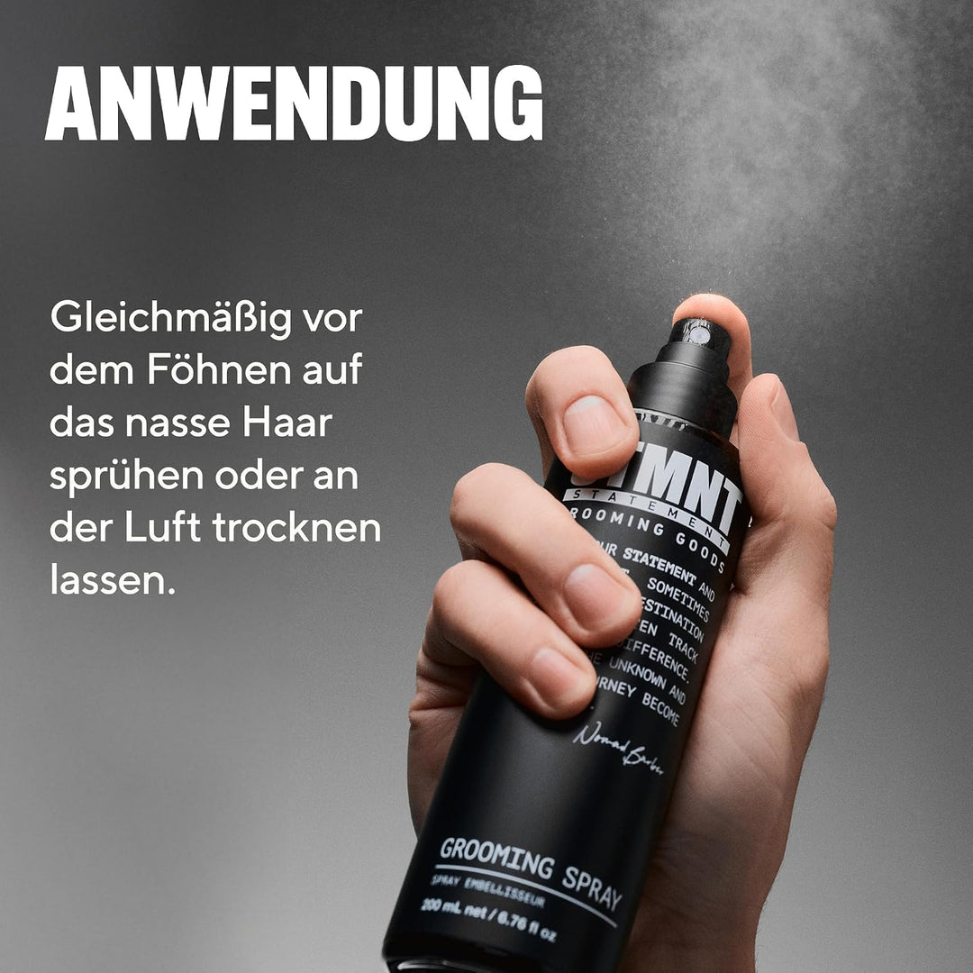 STMNT STATEMENT GROOMING GOODS Grooming Spray 200ml | Natürliches Finish | Leichter Halt ohne zu ver